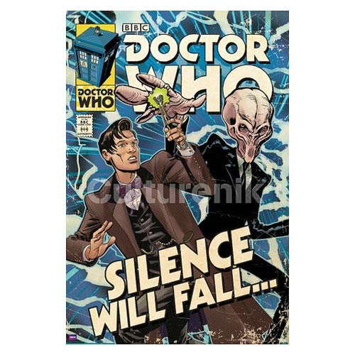 Doctor Who Silence Will Fall Comic Book Cover Poster
